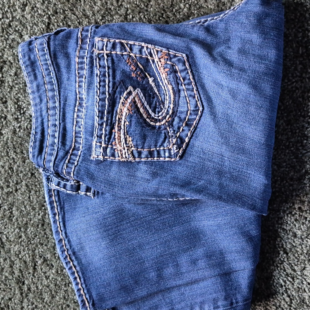Silver Aiko bootcut jeans